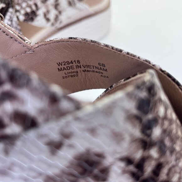 Cole Haan Women's Originalgrand Platform Sandals Size 6 Snake Print - Picture 10 of 13